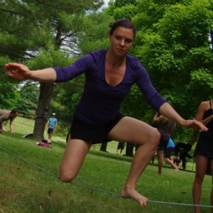 YogaSlackers Teacher Becky Tipton