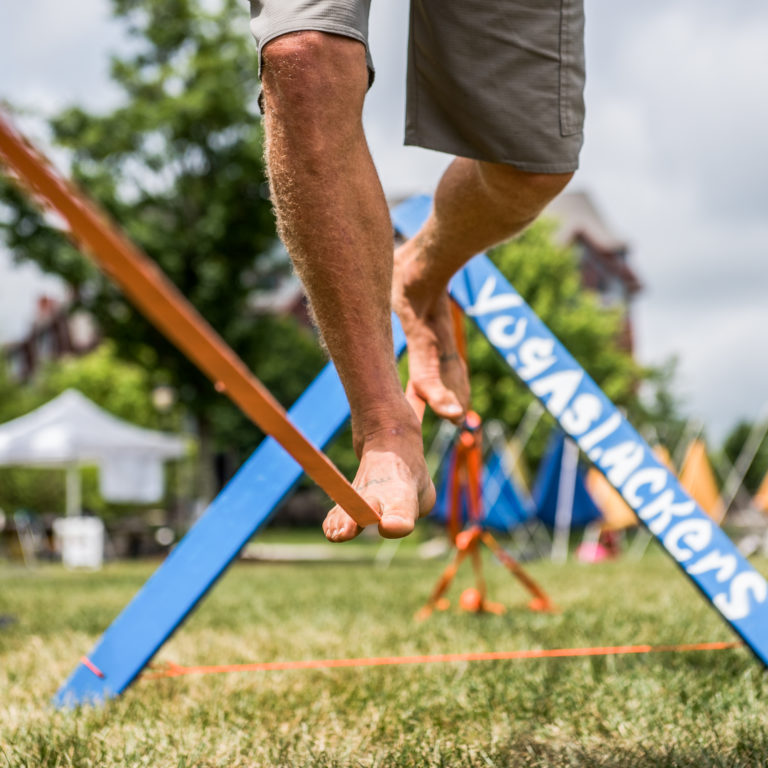 YogaSlackers: Slackline 101 