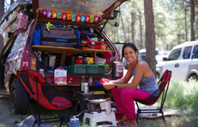 Car camping kitchen