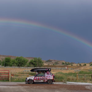 PeaceLoveCar and a rainbow