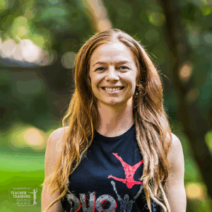 YogaSlackers & Duo Die Acrobatics Teacher Caitlin Cook
