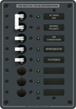 Traditional Metal Panel - AC Main + 6 Positions