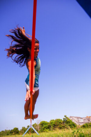 Side Plank on a Slackline